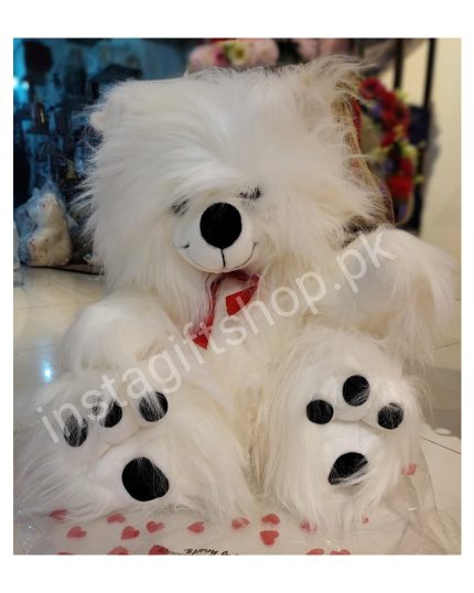 White Color Teddy Bear - GiftDelivery.pk