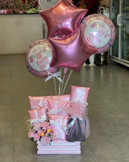 Baby Girl Gift Basket