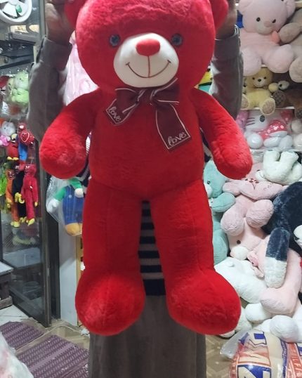 Beautiful Red Color Teddy Bear - GiftDelivery.pk
