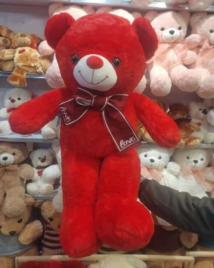 Red Color Teddy Bear - GiftDelivery.pk